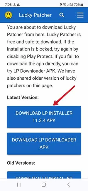 Lucky Patcher Download all versions